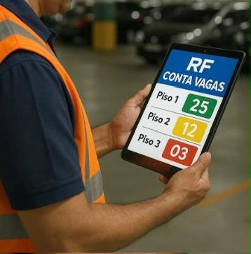 Tela do aplicativo RF Conta Vagas mostrando a disponibilidade por piso